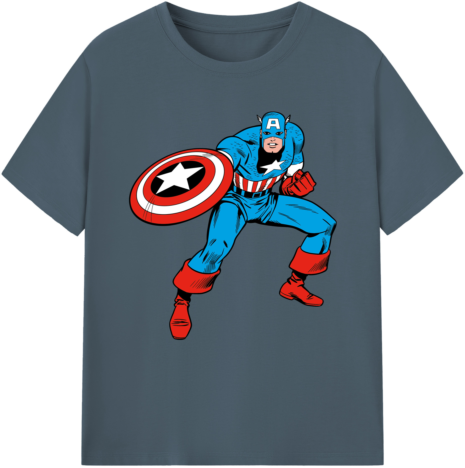 （画像用） アベンジャーズ The Avengers 綿100％半袖Tシャツ（フロントプリント）